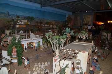 Encendido de la decoración navideña e inauguración del belén canario de Los Llanos  (Foto Francisco Javier Santana)